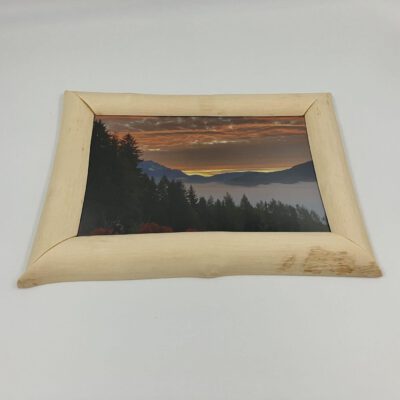 Massivholzbilderrahmen aus Astholz ohne Rinde 20er Bildformat Bilderrahmen