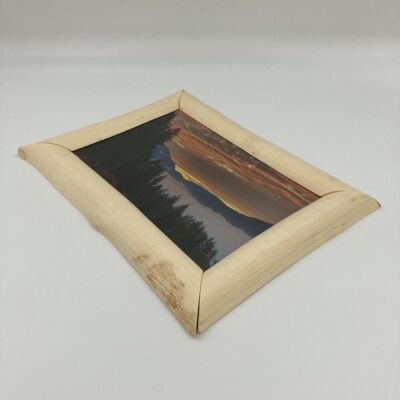 Massivholzbilderrahmen aus Astholz ohne Rinde 20er Bildformat Bilderrahmen