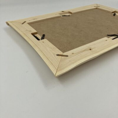 Massivholzbilderrahmen aus Astholz ohne Rinde 20er Bildformat Bilderrahmen