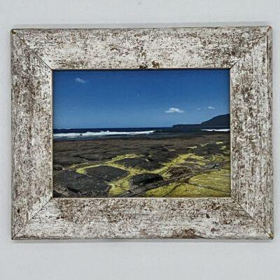 Massivholzbilderrahmen aus ca. 50 Jahre alter Gartenbank (upcycling) für 13er Bildformat Bilderrahmen