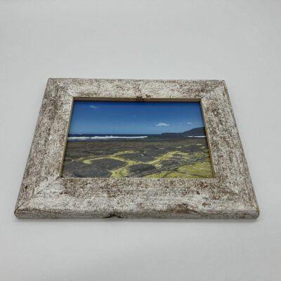 Massivholzbilderrahmen aus ca. 50 Jahre alter Gartenbank (upcycling) für 13er Bildformat Bilderrahmen