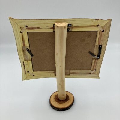 Bilderrahmenständer / Bilderrahmenhalter aus Massivholz (für Bilderrahmen Größe 13er) Jedermannssach